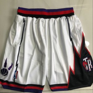 NBA Toronto Raptors M&N shorts Ave pockets Blanc